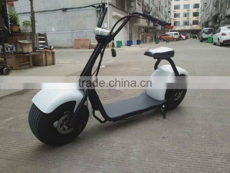 2017 electric adult motorcycle scooter 2 wheel electric scooter with big wheels