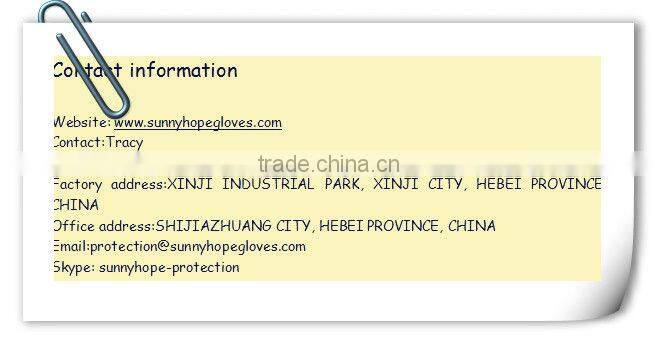 PVC glove with long sleeves