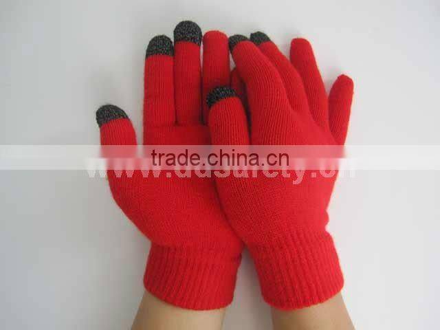 DDSAFETY Red Touch Screen Glove IPHONE Gloves Safety Gloves