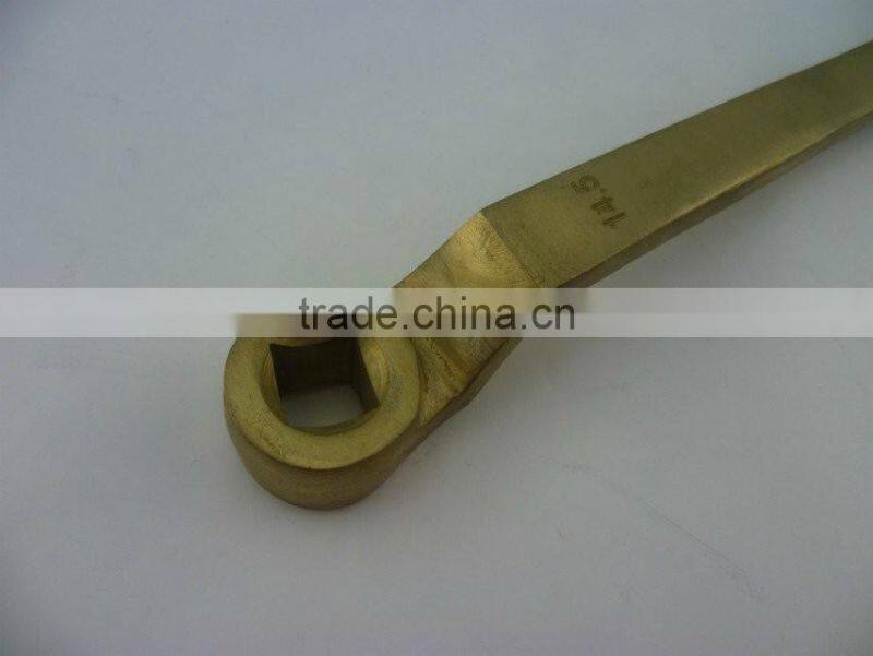 valve square driver, Al-copper alloy nonsparking hardware hand safety non spark tools China tools spanners nonmagnetic wrench