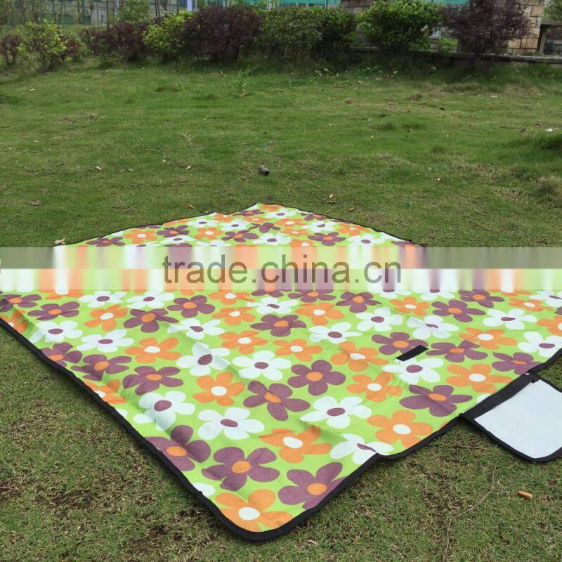 Oxford cloth Waterproof Picnic Blanket Beach Mat, colorful and cheap Picnic mat