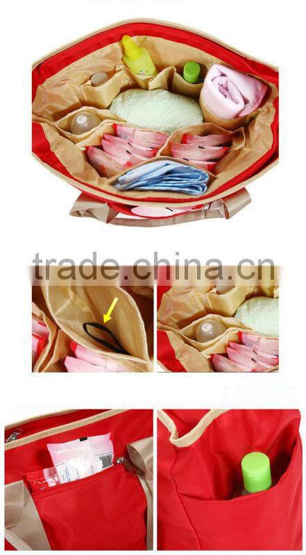 3 Piece Sets Fashion Baby Diaper Bags Factory