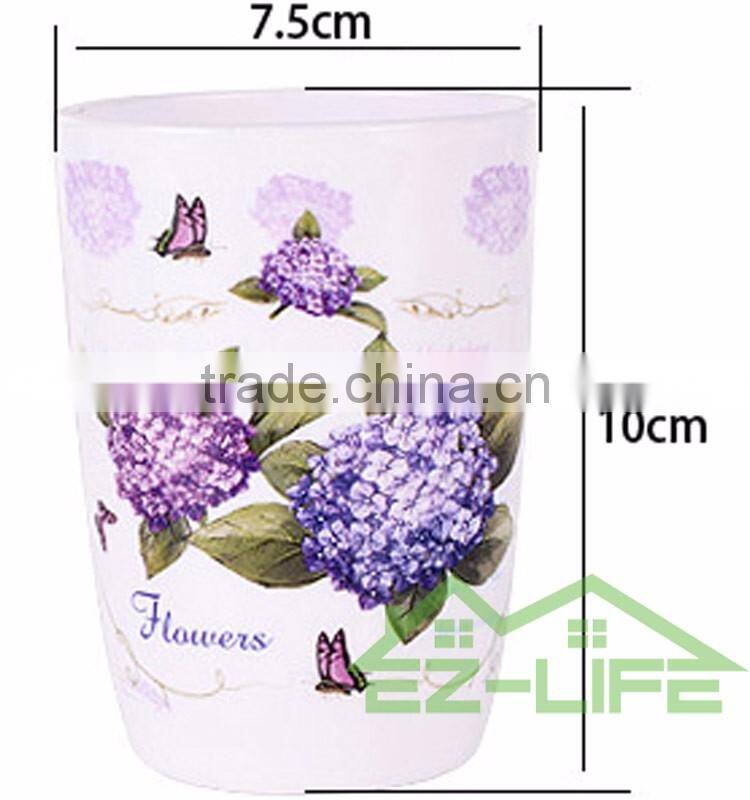 2017 Best 2 pcs beautiful flower morden bathroom accessories set