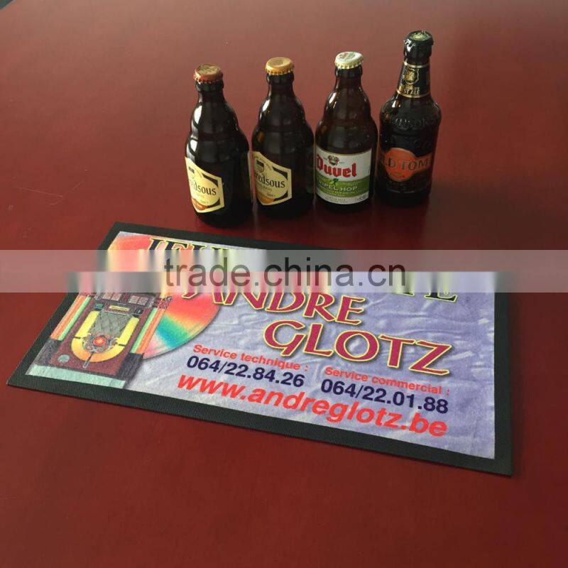 high quality non woven OEM soft rubber bar mat