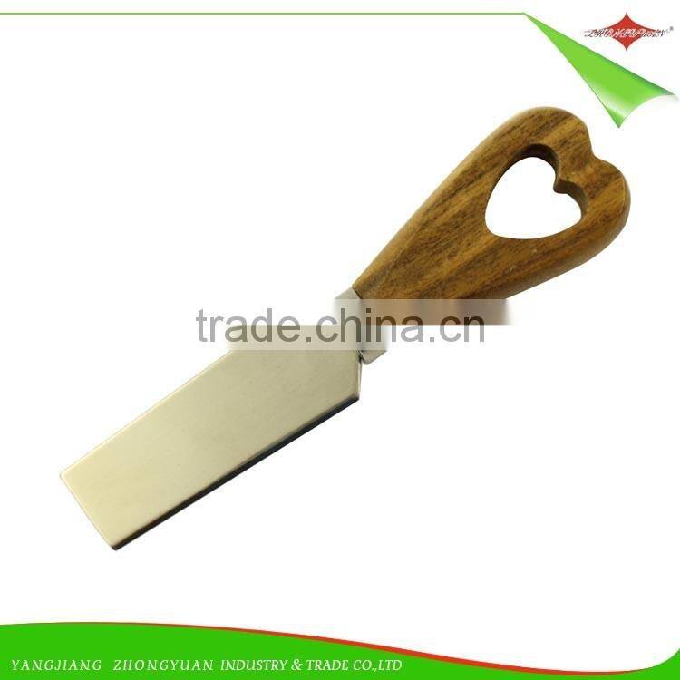 ZY-B9006 4pcs wood handle cheese knife set cheese cutter set cheese tools set