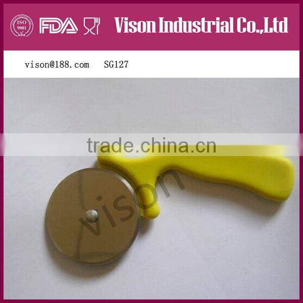Hot selling red handle pizza wheel pizza knife (SG39)