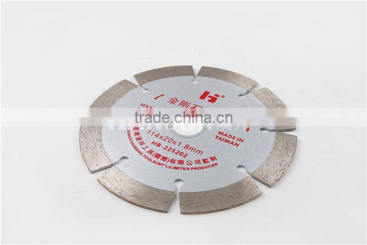 2015 hot sale professinal diamond circular saw blade for marble