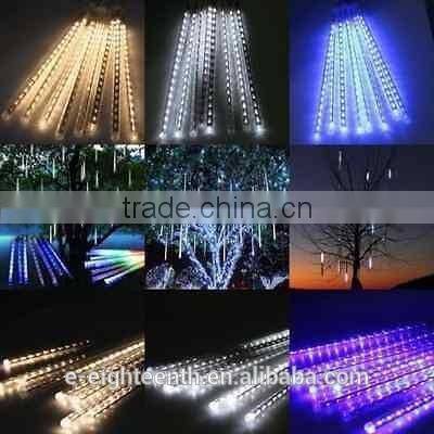 2016 new arrival 30CM Meteor Shower Rain Tubes LED Christmas Light Wedding Party Snowfall Tree Garden Xmas String Light Outdoor