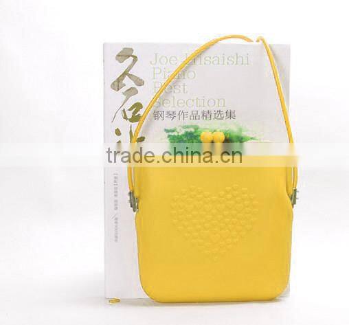 pattern shoulder bag,shoulder long strip bag,silicone shoulder bag
