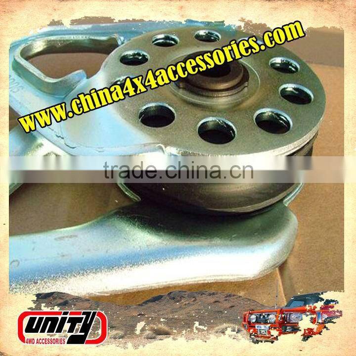 Unity professonal in OEM your design Popular ! swivel snatch block / pulley block famous 4x4 brand