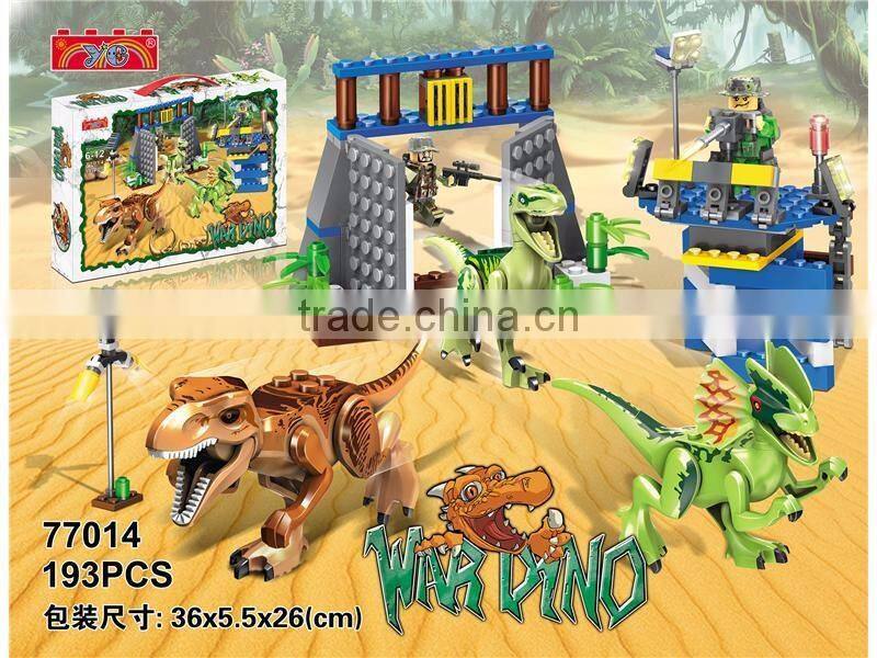 2016 hot item dinosaur blocks made in china