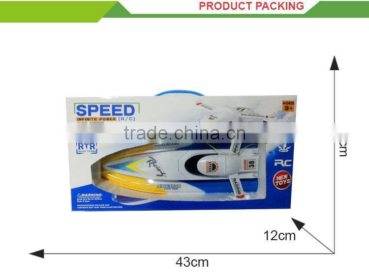 Children toy high quality 3 channel rc mini speed boat