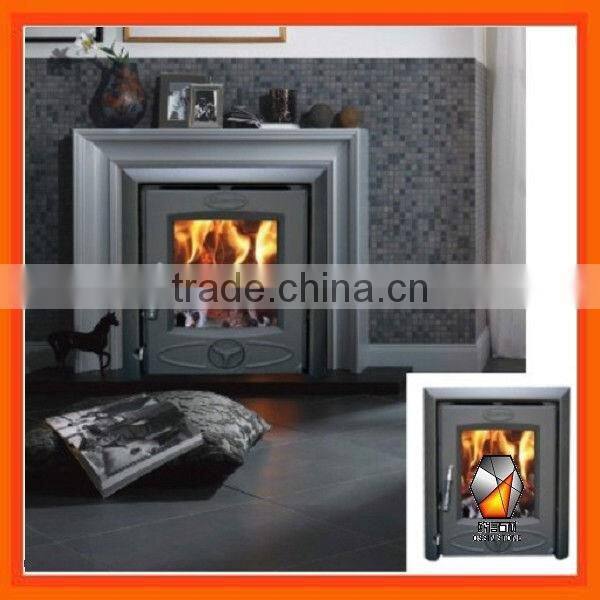 Modern cast iron insert stove with CE ST007