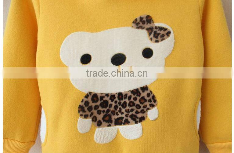 wholesale hoodies cute animal embroidery hoodie for chirlden
