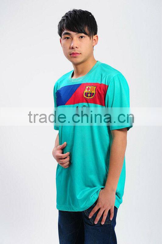 Mens honeycombed fabric uniform soccer wear