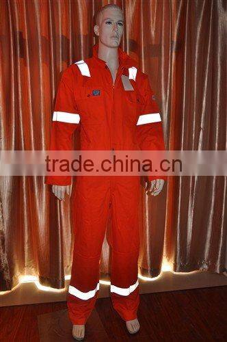 permanent feature safety teflon flame resistant coverall for workman