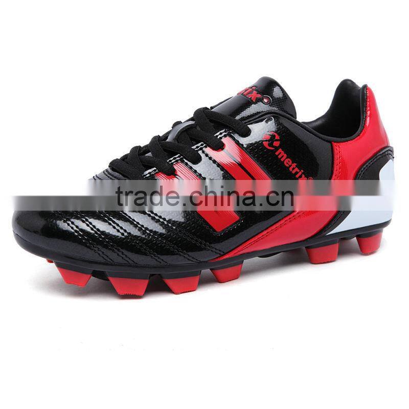 brand name soccer shoes kids and adults sport high quality, fashion sport football shoes for worker have shoe sample