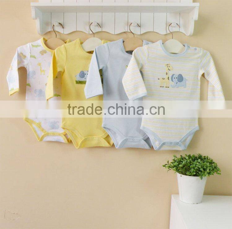 mom and bab baby clothes cotton long sleeve bodysuit