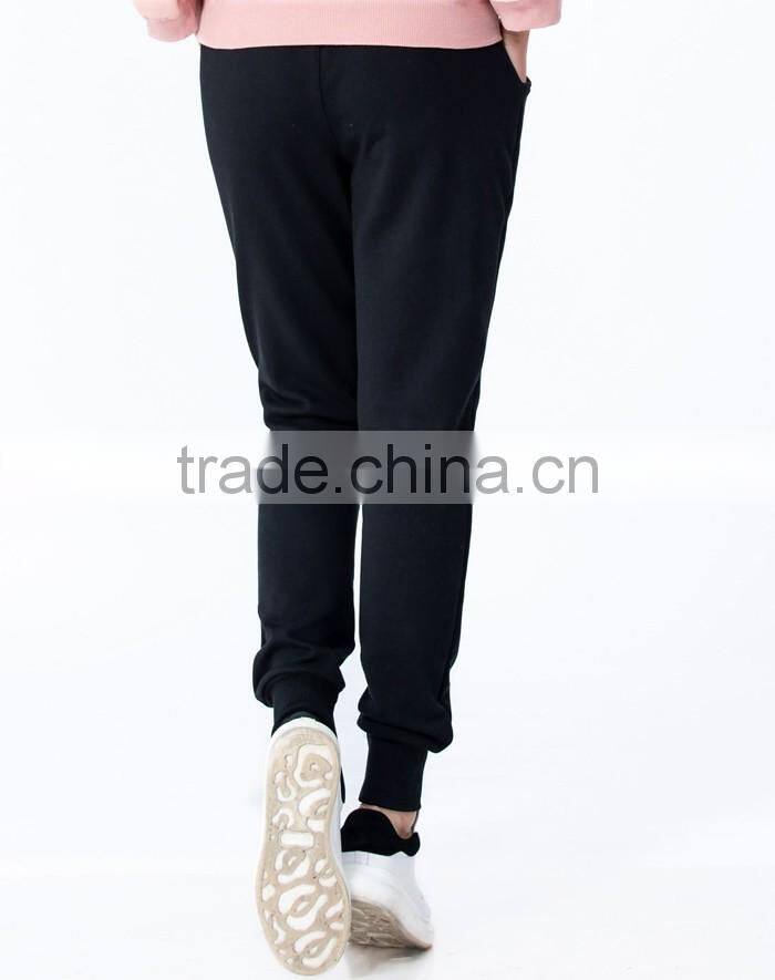 Top quality hot sale fashion cheap black slim fit sweatpants