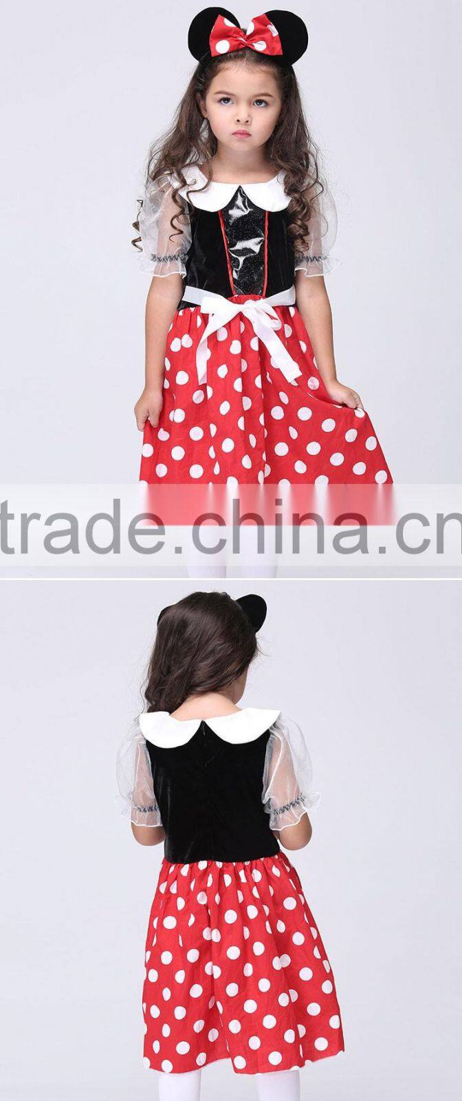 2016 Cosplay halloween costume for cosplay minnie girl mouse gril dress