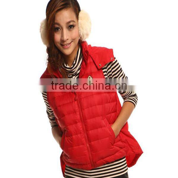 2015 Newest Fashion Women Down Vest