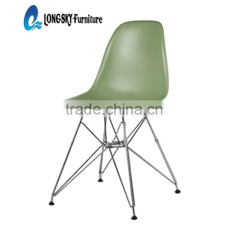 LS-4001A High Quality Cheap plastic dining chair ,outdoor armless plastic chair