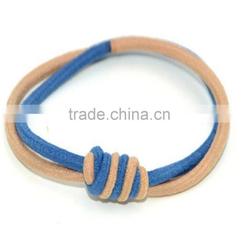 The New Double Knotted hair band, Children elastic hair ties
