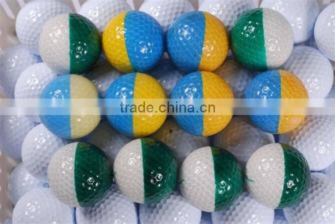 Light weight foam golf ball two colors golf ball