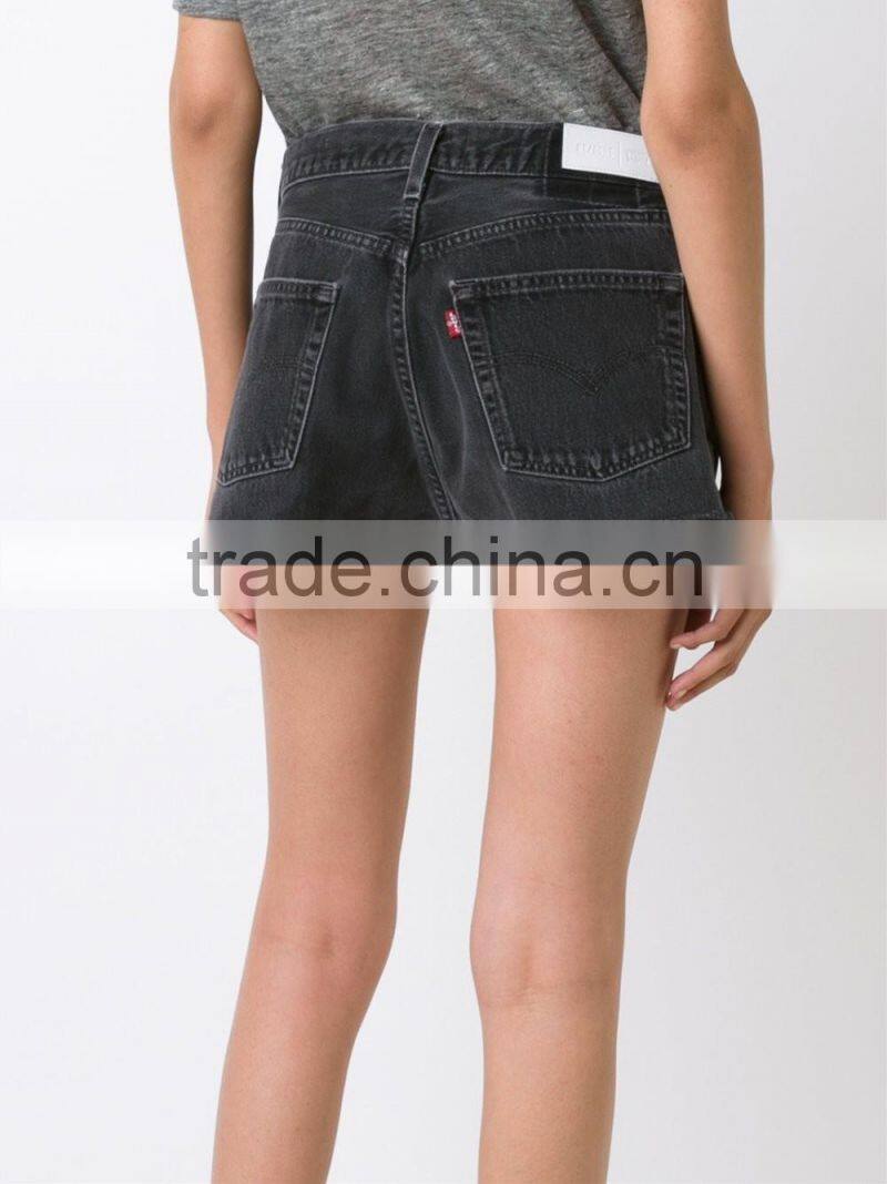 2017 latest Summer Fashion OEM mid-rise casual denim shorts jeans pant Hot Girls Sexy Board Shorts