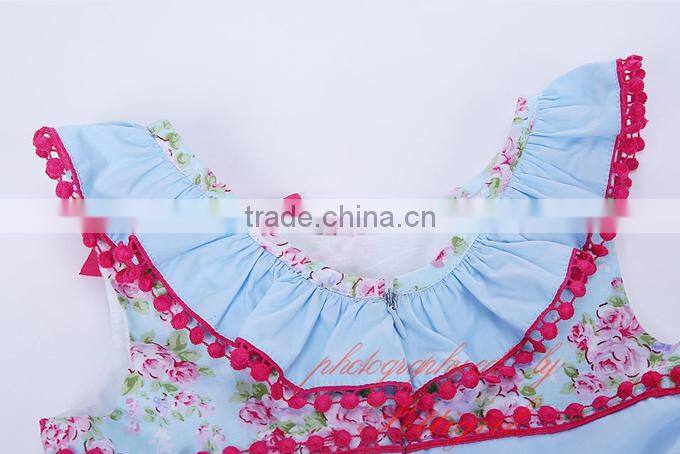 red tassel girl child dress baby wear clothes