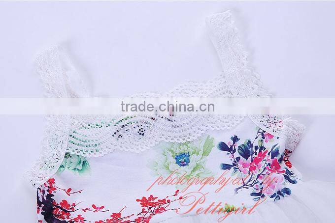 girls white summer dress flower girl skirts