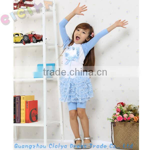 Latest wholesale summer dresses of party for girls of 10 years fashion styled in stock