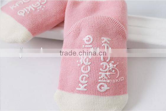 baby cute cotton socks, silicone print baby socks,baby socks