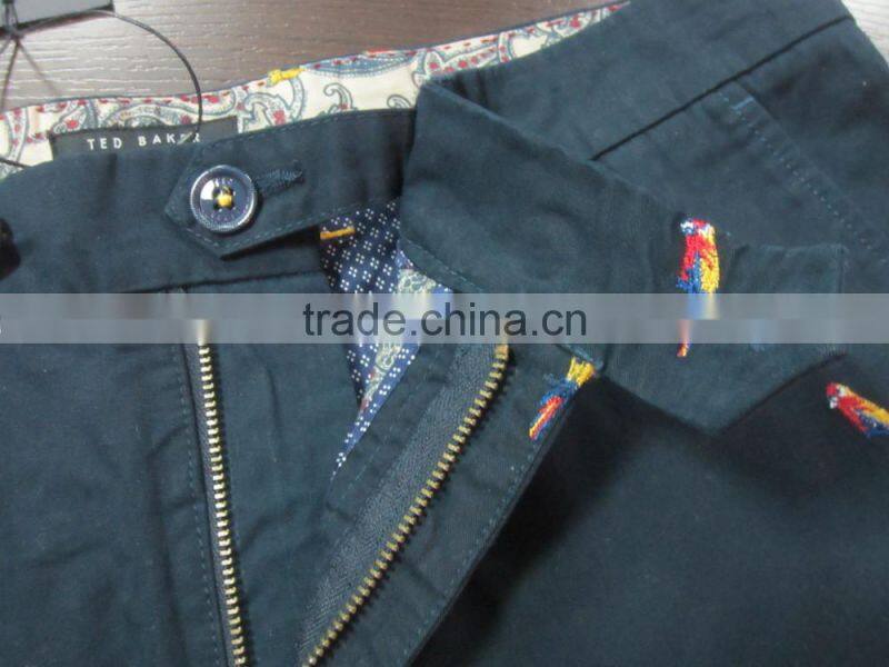 OEM new design fashionable High quality casual cotton elastic force shorts for men PS1375