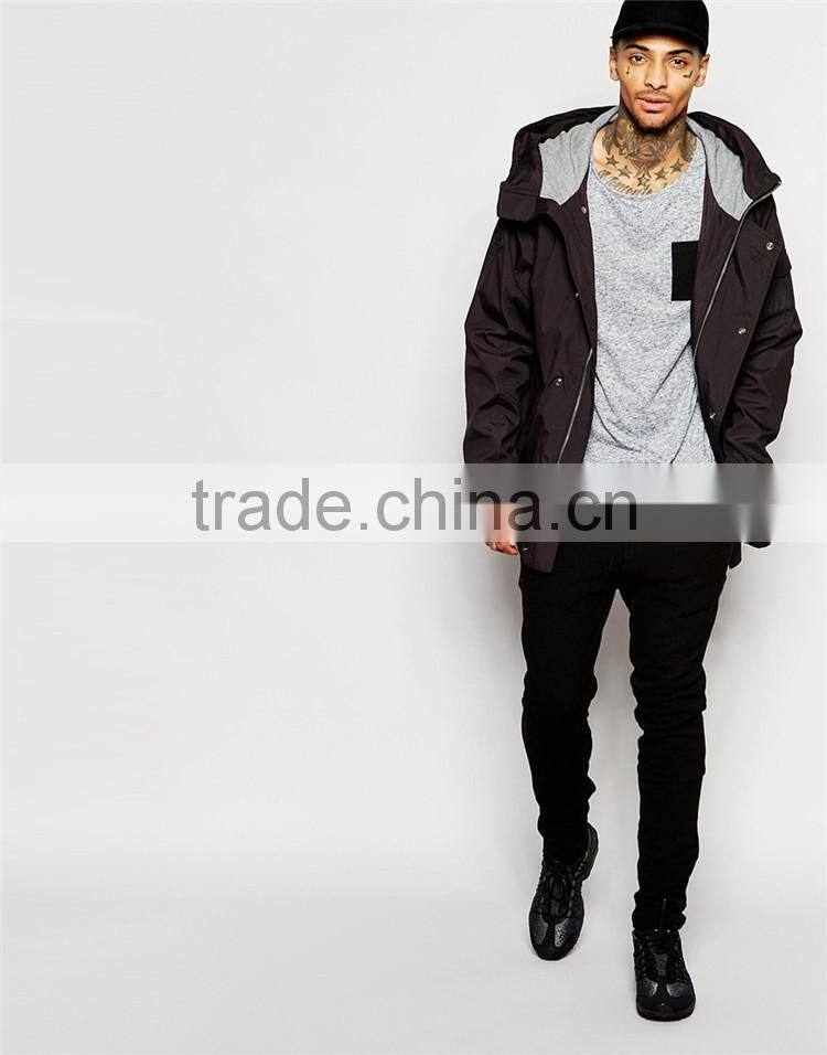 Guangzhou Shandao Factory 160g 100% Cotton O-Neck with Pocket Casual Summer Short Sleeve T Shirt Design