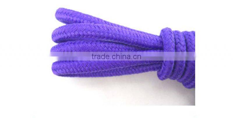 Outdoor shoelaces / round color round belt climbing sports laces 1.3 wholesale