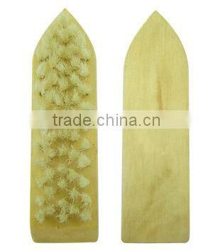 Suede rubber shoe brush