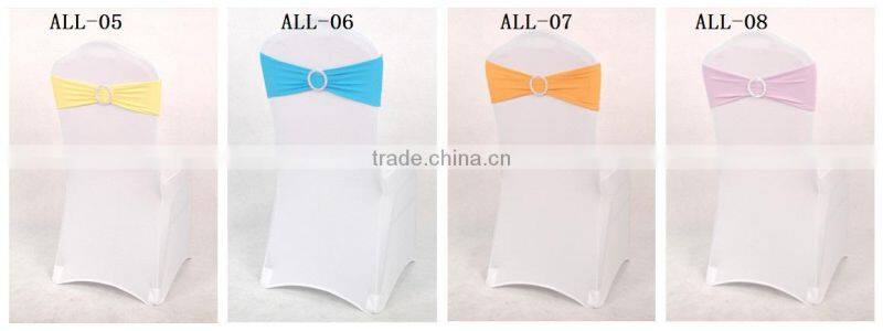 Big Discount Lavender Lycra Chair Bands with Round buckle Lycra Chair Cover Sash Bands for Weddings Events Decoration