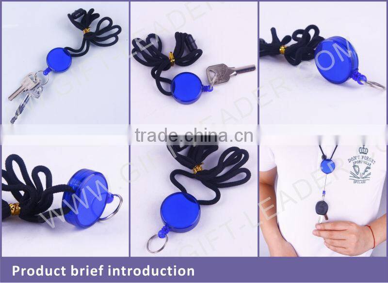 lanyard retractable reel id card holder XSBH0116