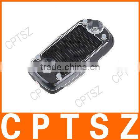 Solar Panel Bluetooth Hands-free Car Kit with FM Transmitter