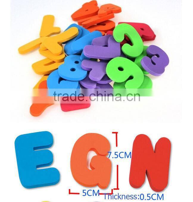 hot sale baby bath letters and numbers toy magnetic educational toys for kids