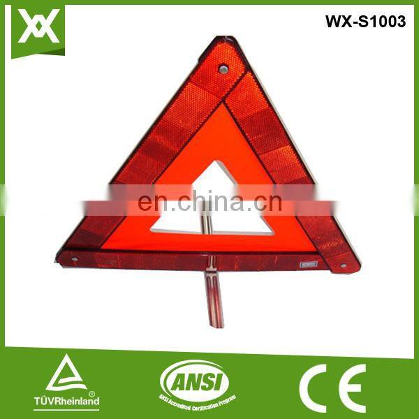 reflective Emergency safety equipment, traffic warning triangle