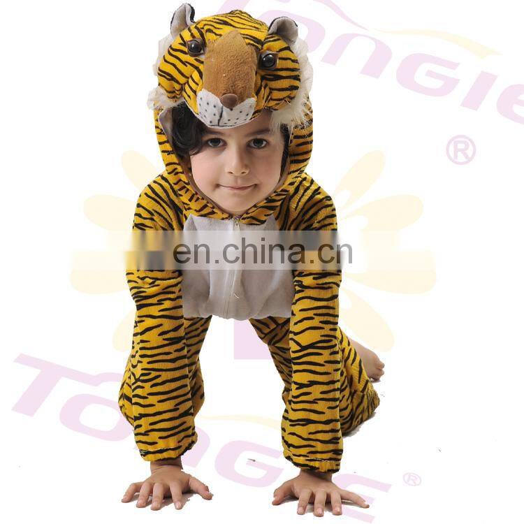 Tongle children's fleece animal mascot cosplay costume tiger animal jumpsuit