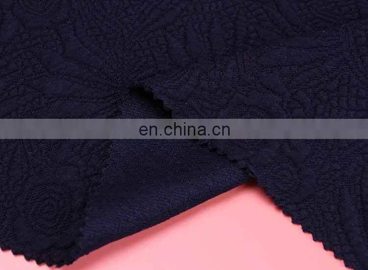 China Textile Factory price multi-purpose dyed jacquard jersey knit elastic dress fabric