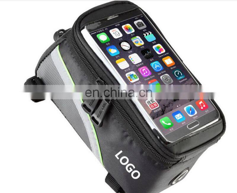 Waterproof 5.5" Bike Bicycle Cycling Frame Pannier Front Tube Phone Bag