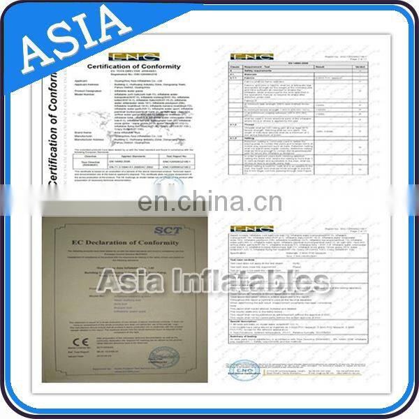 Commercial Grade Inflatable Water Obstacle, Aqua Run Inflatables For Pool or Lake