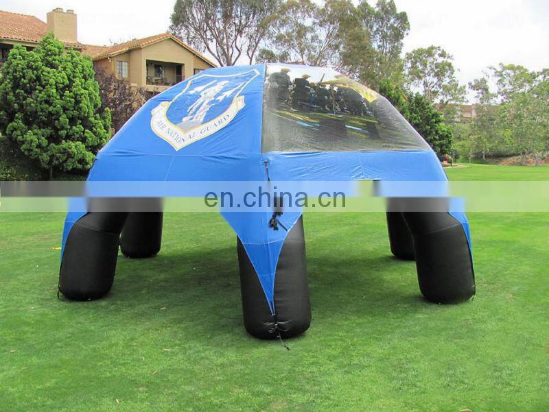 Pink Print Inflatable Tent Inflatable Spiderarch dome Tents For Sale