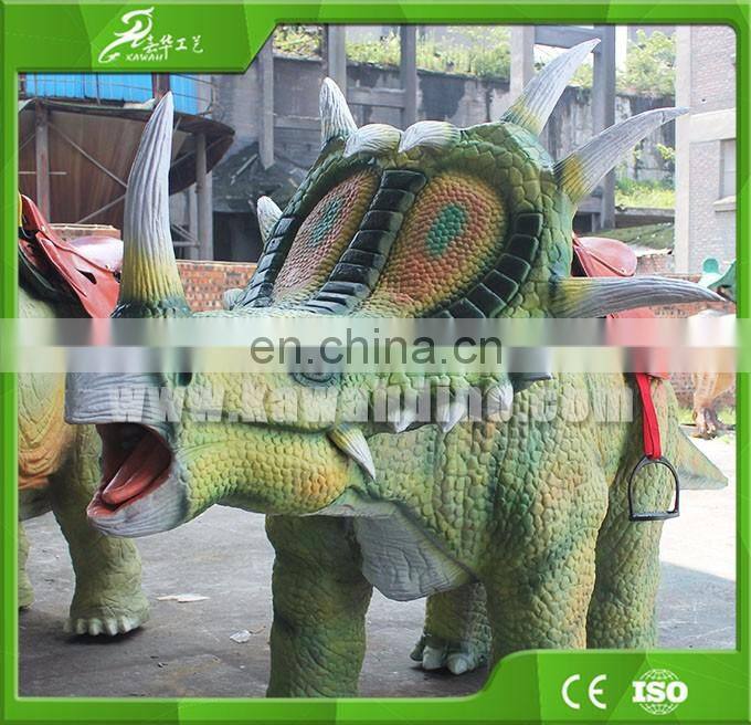 KAWAH OutDoor Waterproof Animal Rides Custoimzed Animatronic Walking Dinosaur Rides For Kids