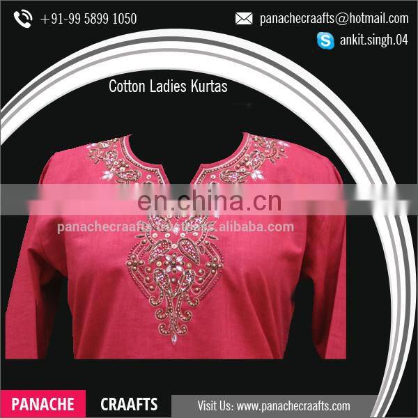 Wholesale Latest Fashion Embroidered Clothes Ladies Long Kurti Designs