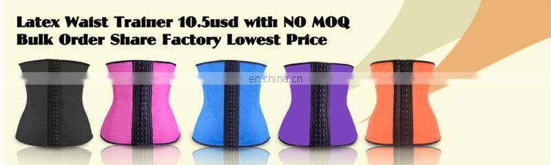 Drop Ship Abdomen Custom Service Control 4 Steel Boned Sliming Waist Trainer Belt